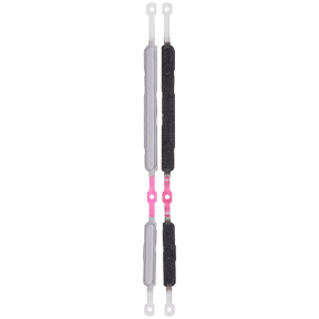 Replacement  Hard Buttons (Power / Volume) Compatible For Samsung Galaxy Tab A7 Lite (T220 / T225) (Silver)