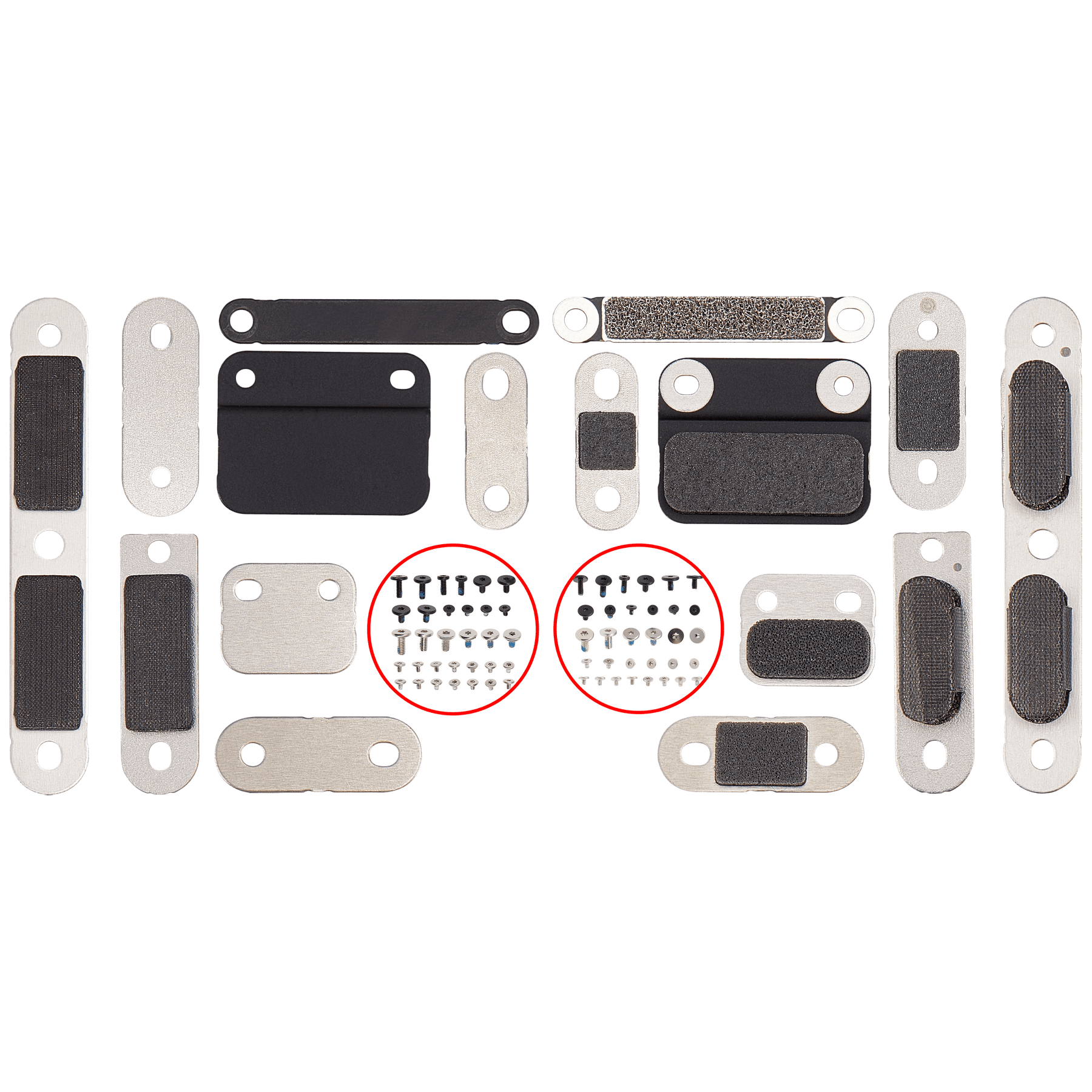 Full Set of Small Metal Brackets and Screws Compatible with MacBook Pro 14-inch A2992 (Late 2023)