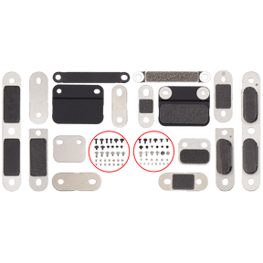Full Set of Small Metal Brackets and Screws Compatible with MacBook Pro 14-inch A2992 (Late 2023)
