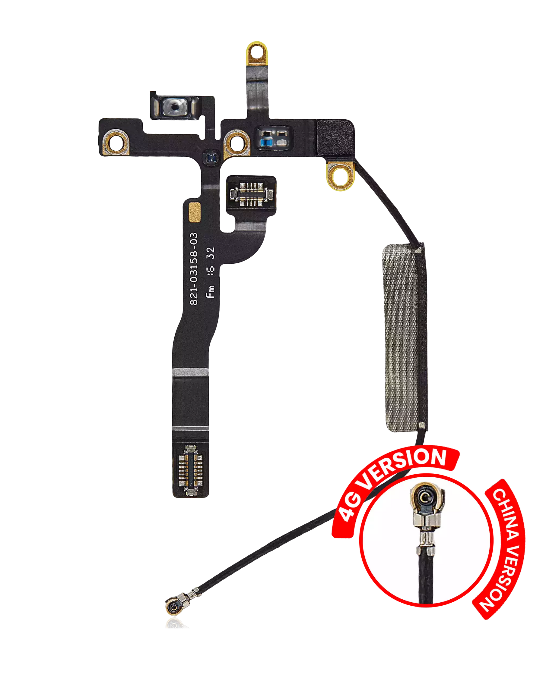 Power Button Flex Cable Compatible For iPad Pro 12.9" 5th Gen (2021) / 12.9" 6th Gen (2022) / Pro 11" 3rd Gen (2021) / Pro 11" 4th Gen (2022) (China Version) (4G Version)