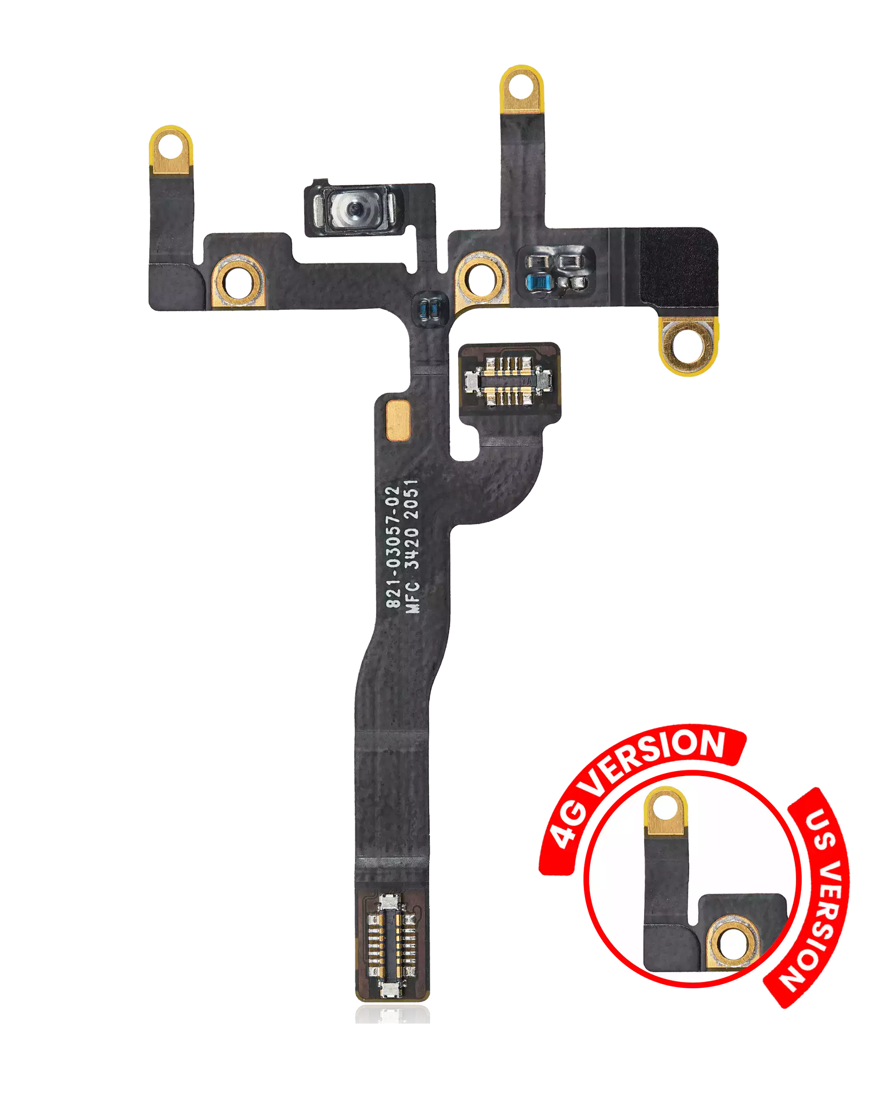 Power Button Flex Cable Compatible For iPad Pro 12.9" 5th Gen (2021) / Pro 12.9" 6th Gen (2022) / Pro 11" 3rd Gen (2021) / Pro 11" 4th Gen (2022) (US Version) (4G Version)