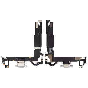 Charging Port Flex Cable Compatible For iPhone 16 (Premium) (White)