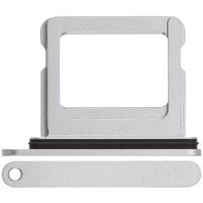 Single Sim Card Tray Compatible For iPhone 16 / 16 Plus (White)