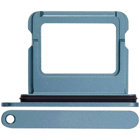 Single Sim Card Tray Compatible For iPhone 16 / 16 Plus (Teal)