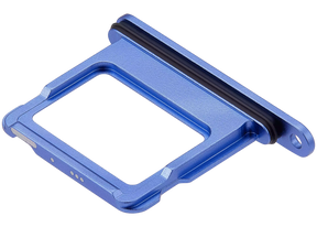 Single Sim Card Tray Compatible For iPhone 16 / 16 Plus (Ultramarine)
