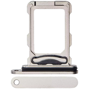 Dual Sim Card Tray Compatible For iPhone 16 Pro / 16 Pro Max (Natural Titanium)