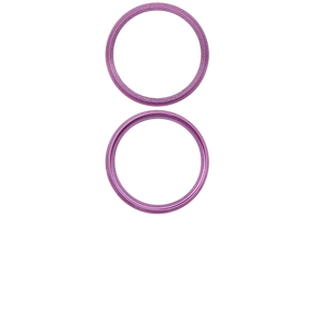 Back Camera Bezel Ring Only Compatible For iPhone 16 / 16 Plus (Pink) (2 Piece Set)