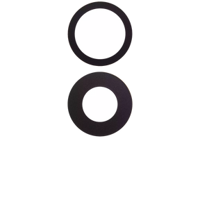 Back Camera Lens (Glass Only) With Adhesive Compatible For iPhone 16 / 16 Plus (2 Piece Set) (Aftermarket Plus) (10 Pack)