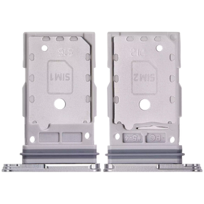 Dual Sim Card Tray Compatible For Samsung Galaxy S24 FE 5G Replacement  (Premium) (Gray)