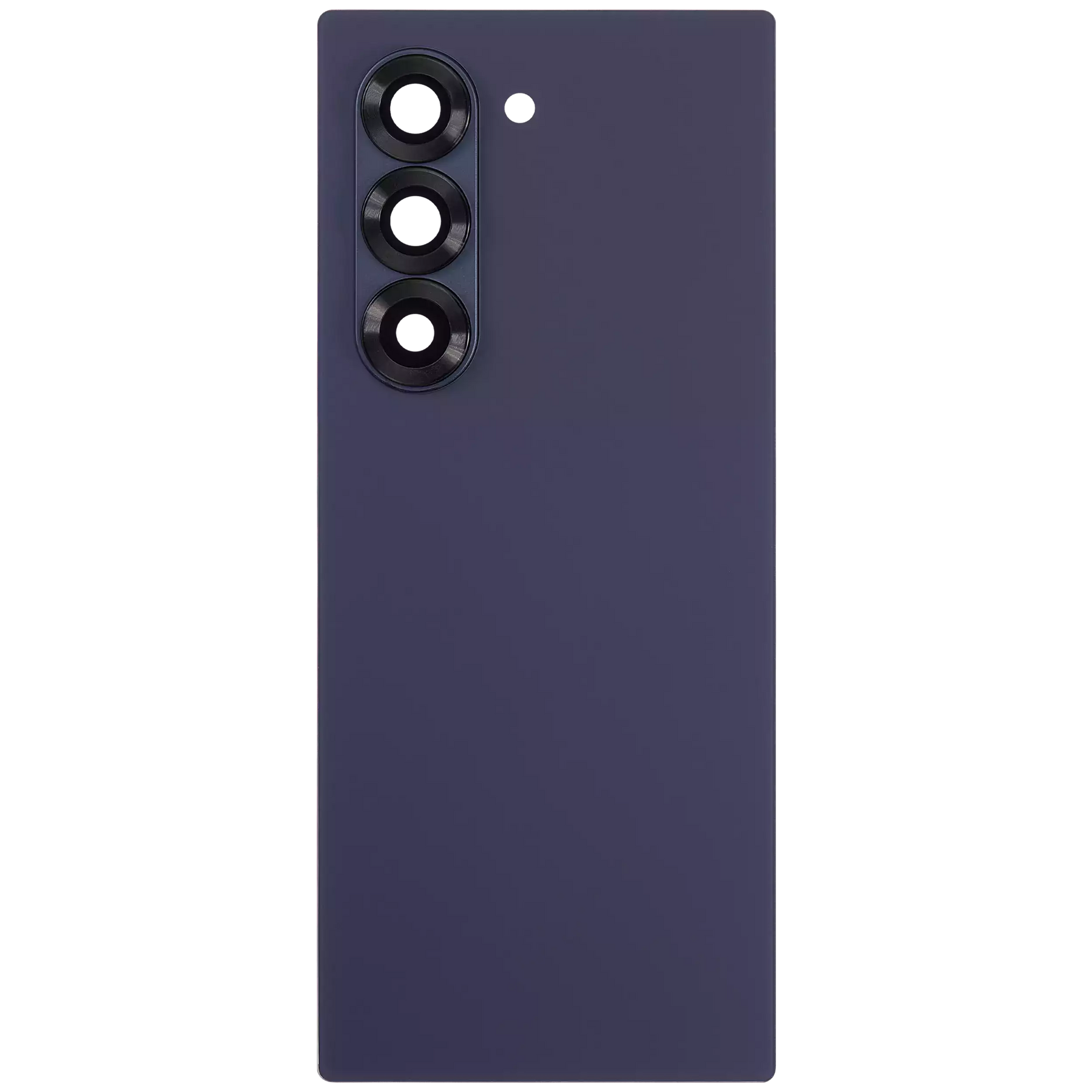 Back Cover Glass With Camera Lens Compatible For Samsung Galaxy Z Fold 6 5G Replacement (Vemake) (Navy)