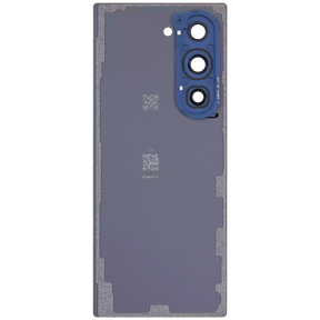 Back Cover Glass With Camera Lens Compatible For Samsung Galaxy Z Fold 6 5G Replacement (Vemake) (Navy)