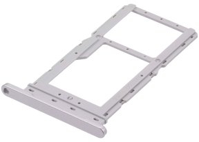Dual Sim Card Tray Replacement Compatible For Samsung Galaxy Tab A8 10.5" (X205 / 2021) (Silver)