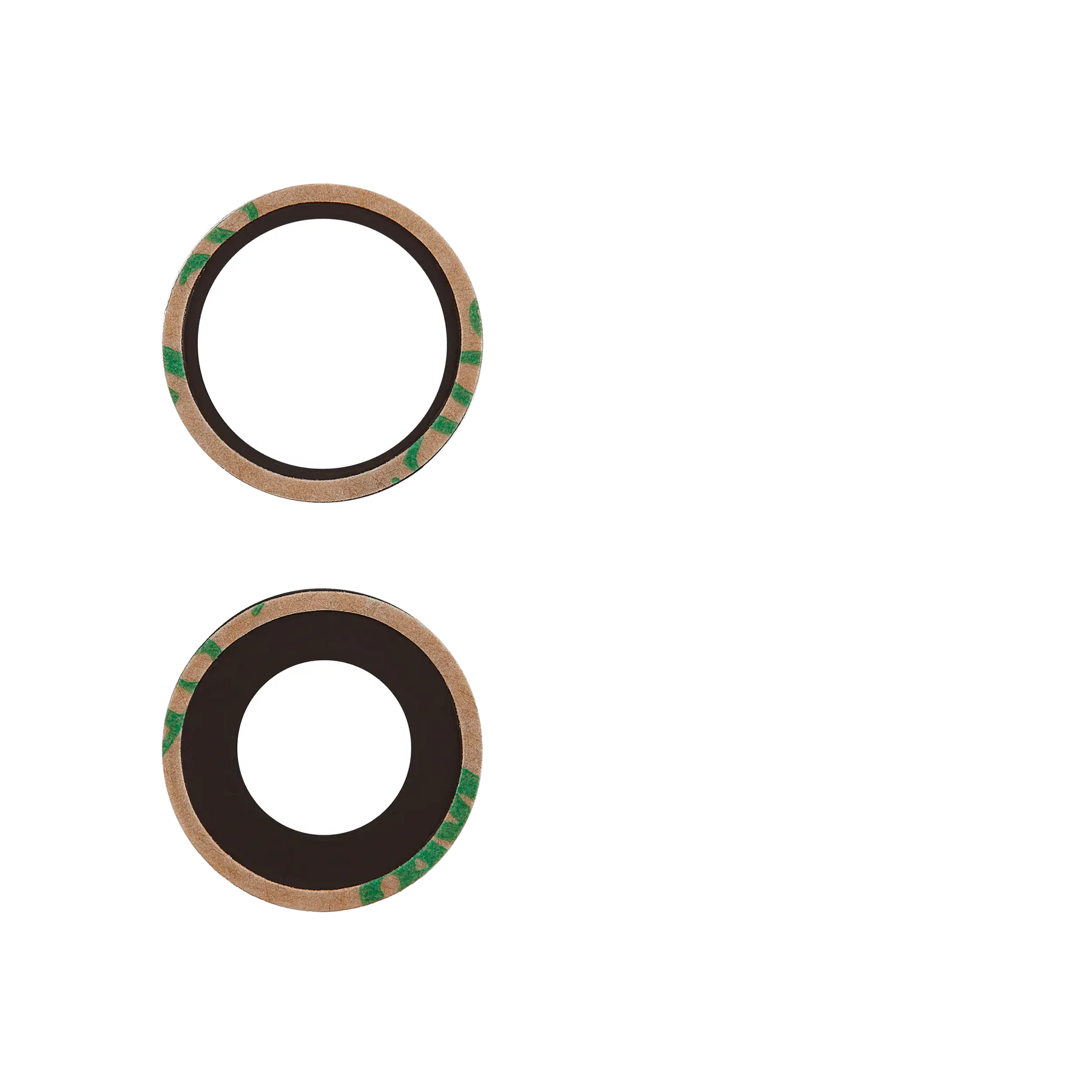 Back Camera Lens (Glass Only) With Adhesive Compatible For iPhone 16 / 16 Plus (2 Piece Set) (Real Sapphire) (Premium) (10 Pack)