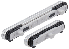Replacement Hard Buttons (Power / Volume) Compatible For Samsung Galaxy S25 Ultra (Titanium Silver)
