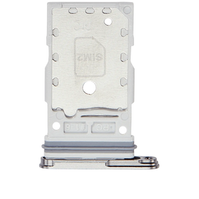 Dual Sim Card Tray Replacement Compatible For Samsung Galaxy S25 / S25 Plus (Premium) (White)
