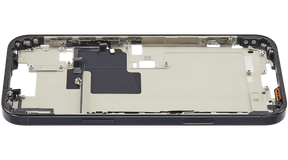 Mid-Frame Housing With Power And Volume Button Compatible For iPhone 16 Pro max (US Version) (Used OEM Pull: Grade A) (Black Titanium)
