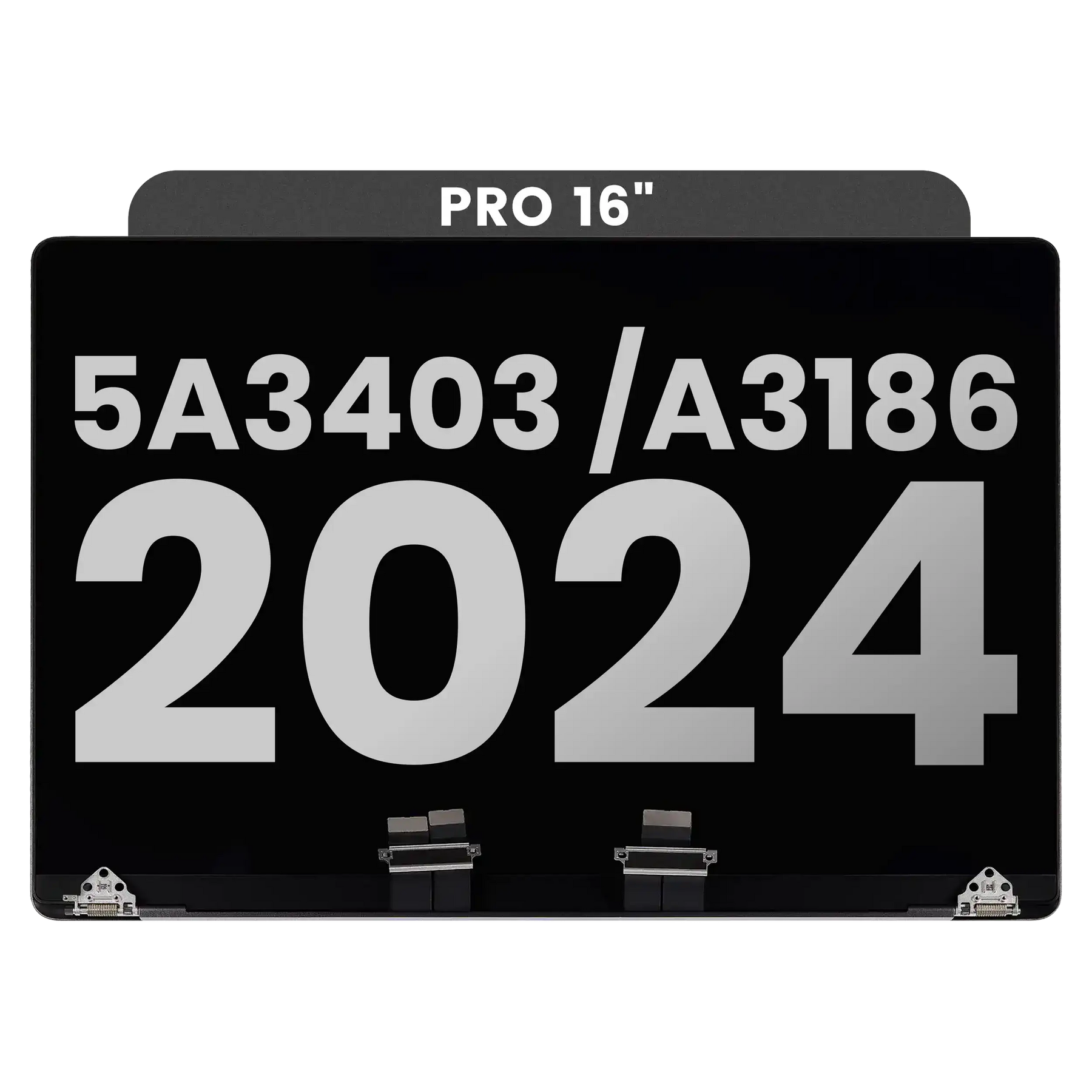 Complete LCD Display Assembly Compatible For MacBook Pro 16" (M4) (A3403 /A3186 Late 2024) (Used OEM Pull: Grade A) (Space Black)