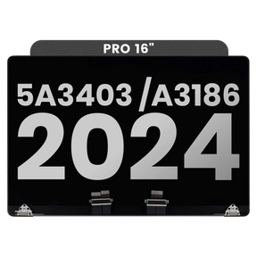 Complete LCD Display Assembly Compatible For MacBook Pro 16" (M4) (A3403 /A3186 Late 2024) (Used OEM Pull: Grade A) (Space Black)