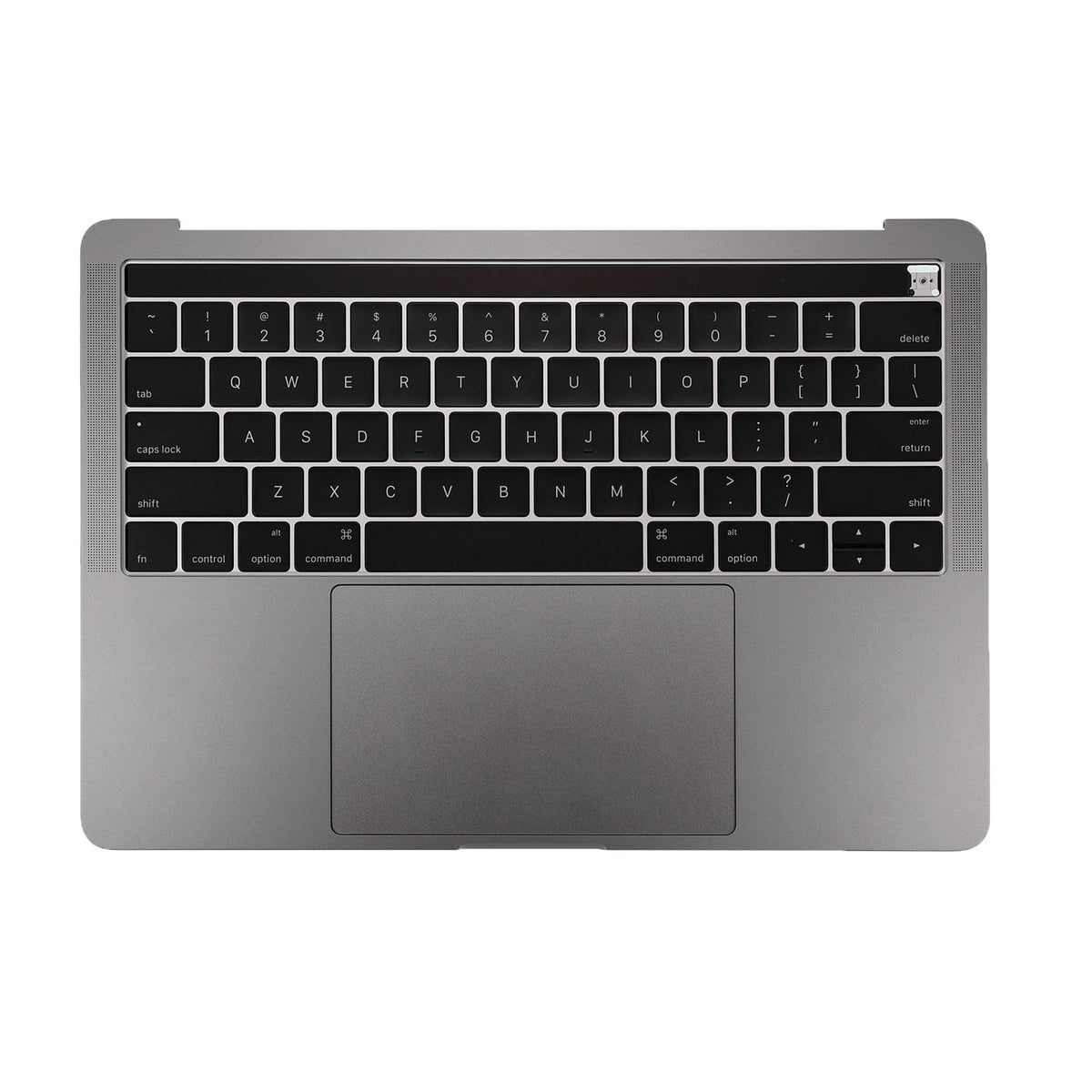 SPACE GRAY UPPER CASE ASSEMBLY (US ENGLISH) FOR MACBOOK PRO 13" TOUCH A1706 (LATE 2016-MID 2017)