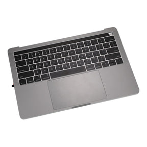 SPACE GRAY UPPER CASE ASSEMBLY (US ENGLISH) FOR MACBOOK PRO 13" TOUCH A1706 (LATE 2016-MID 2017)