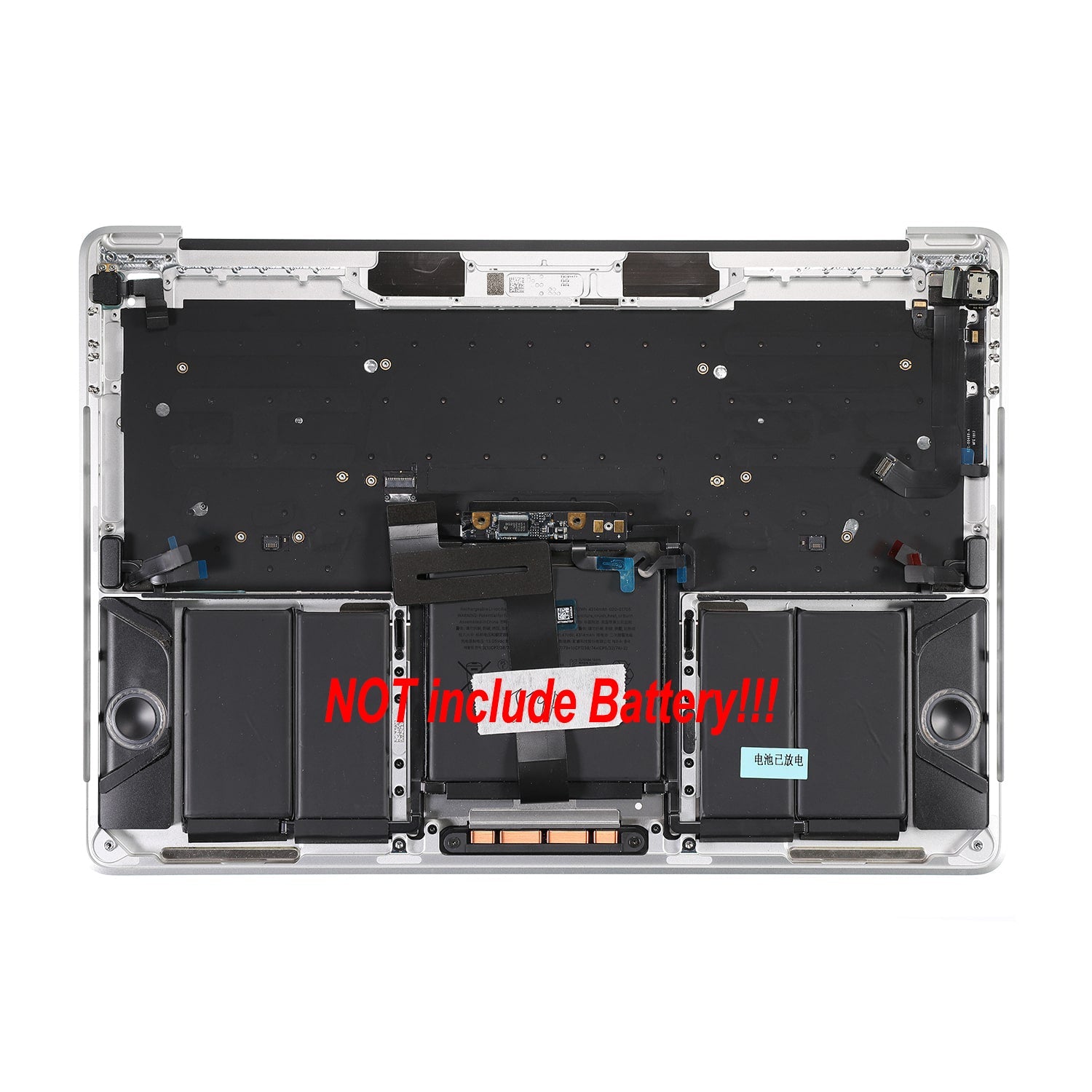 UPPER CASE ASSEMBLY (UK ENGLISH) FOR MACBOOK PRO 13" TOUCH A1706 (LATE 2016-MID 2017) - SPACE GRAY