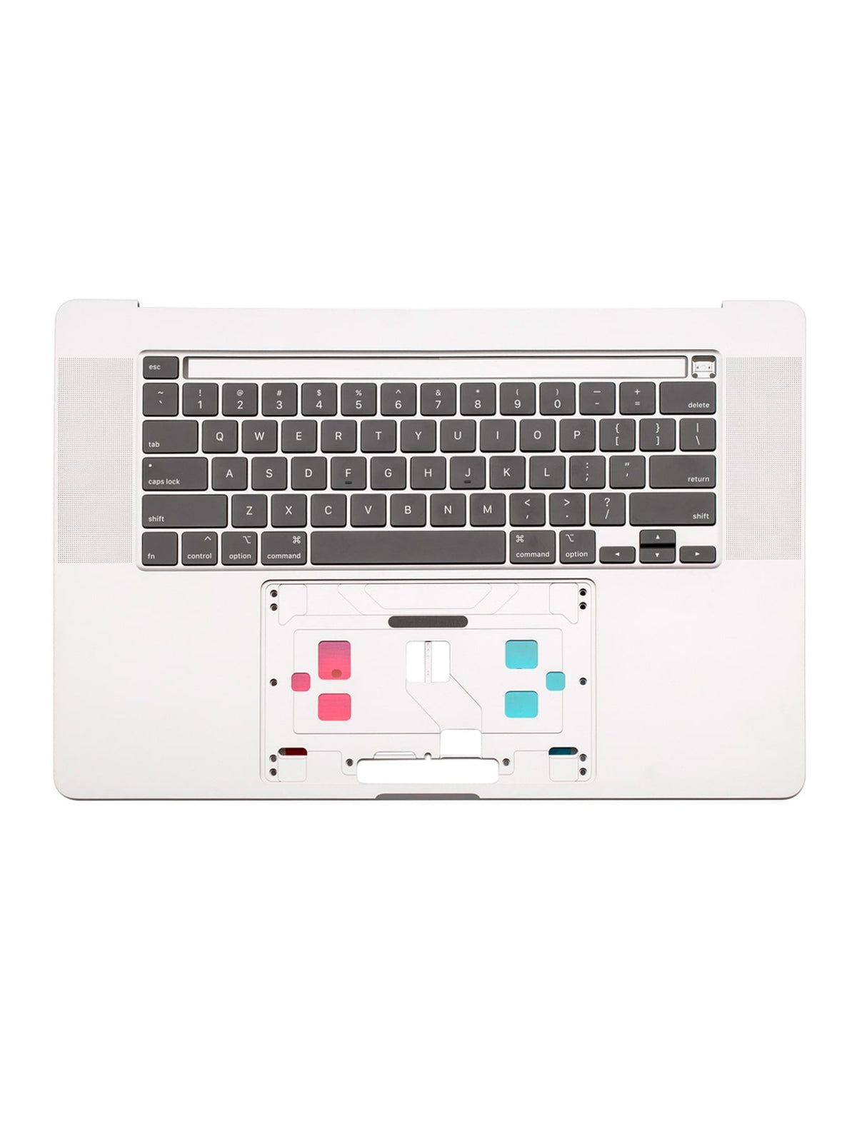 SILVER TOP CASE WITH KEYBOARD FOR MACBOOK PRO TOUCH 16" A2141 (LATE 2019 - MID 2020)