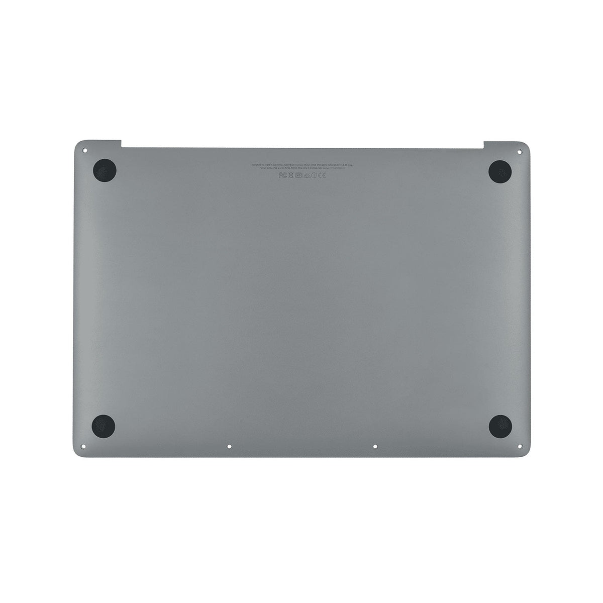 SPACE GRAY BOTTOM CASE FOR MACBOOK PRO 15" TOUCH A1707/A1990 (LATE 2016,MID 2019)