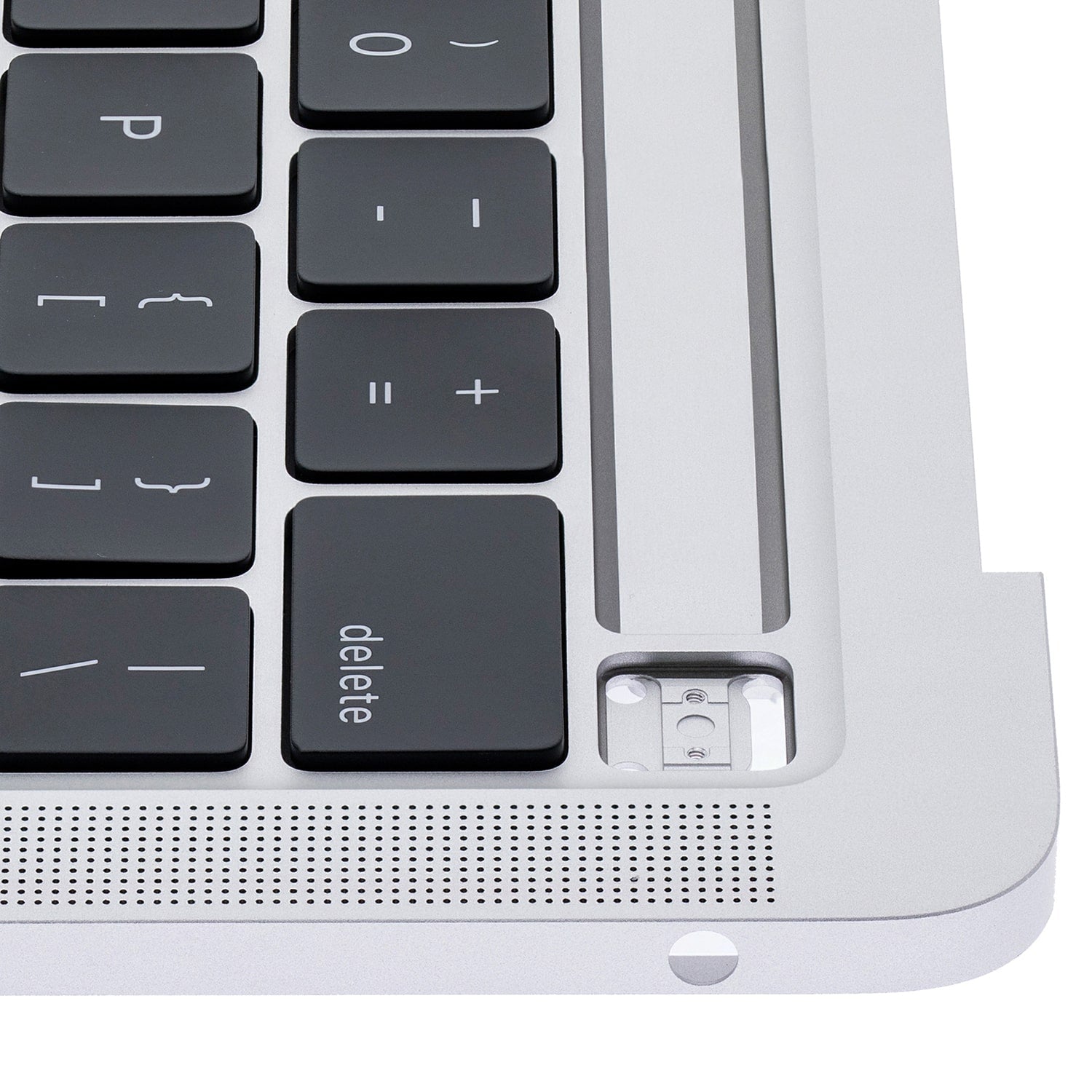 SILVER  TOP CASE WITH KEYBOARD FOR MACBOOK PRO 13" M1 A2338 (LATE 2020)