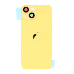 Replacement For iPhone 14 Back Glass Panel With Magsafe Magnet-Yellow