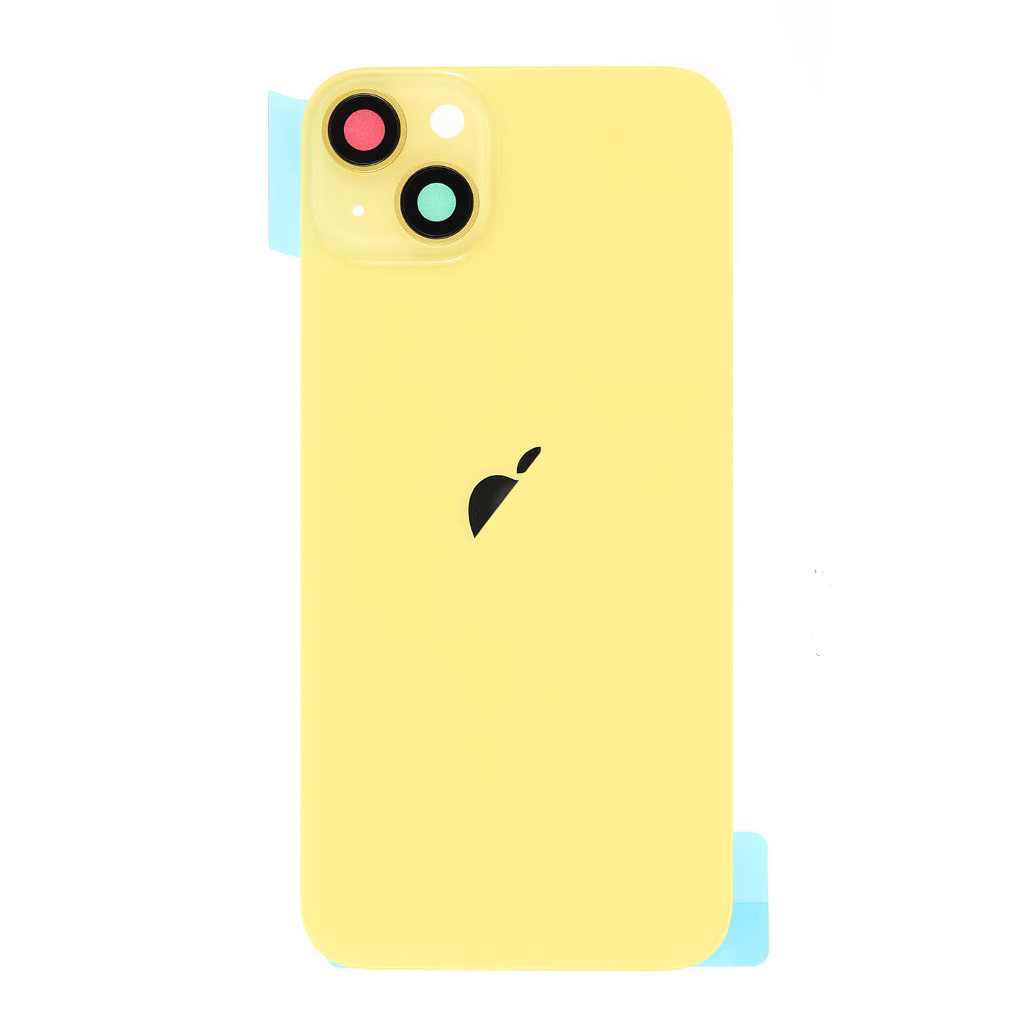 Replacement For iPhone 14 Plus Back Glass Panel With Magsafe Magnet-Yellow