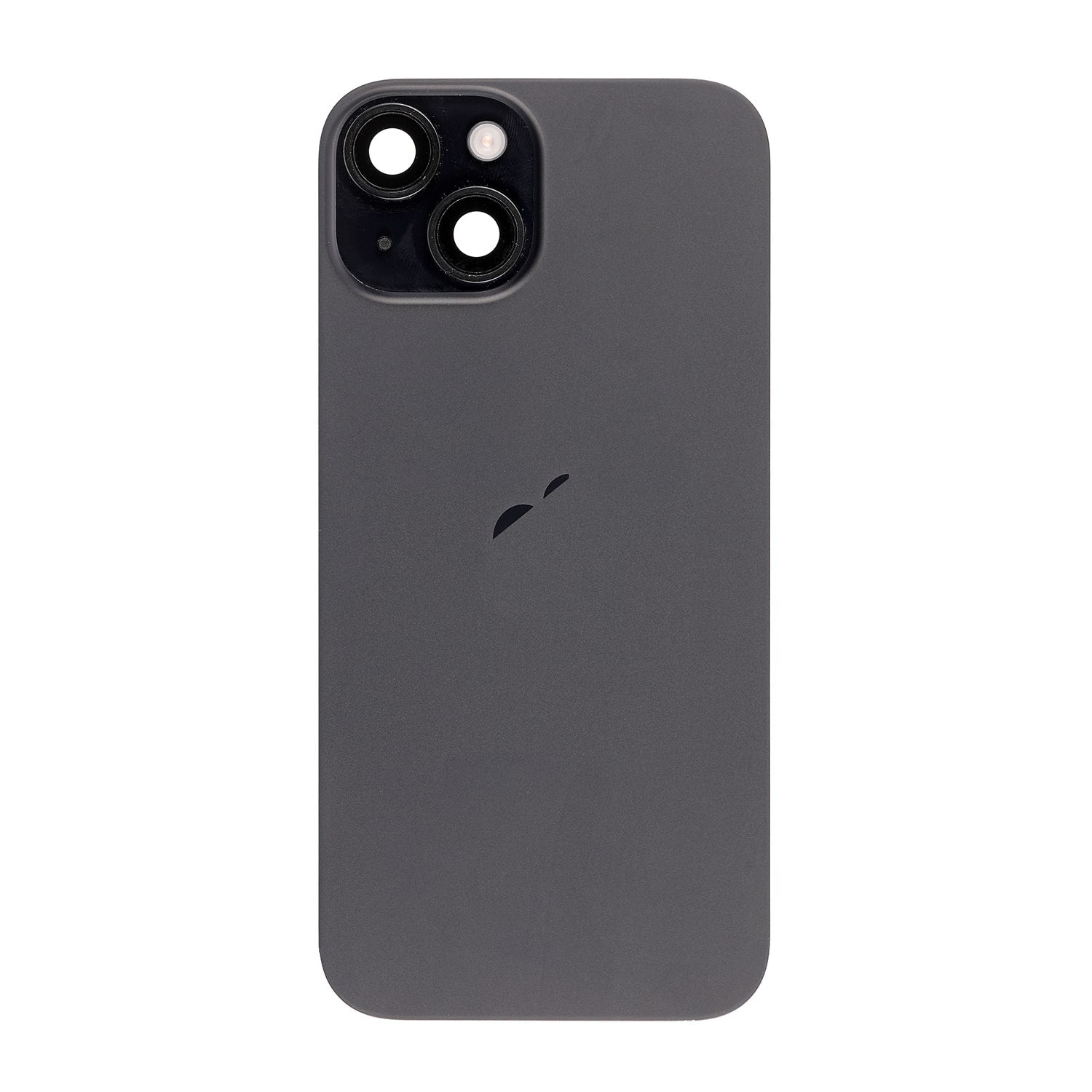 Replacement For iPhone 15 Back Cover Glass With Back Panel Frame-Black