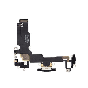 Replacement For iPhone 15 Charging Port Flex Cable-Black