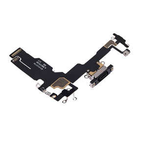 Replacement For iPhone 15 Charging Port Flex Cable-Black