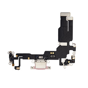 Replacement For iPhone 15 Charging Port Flex Cable-Pink