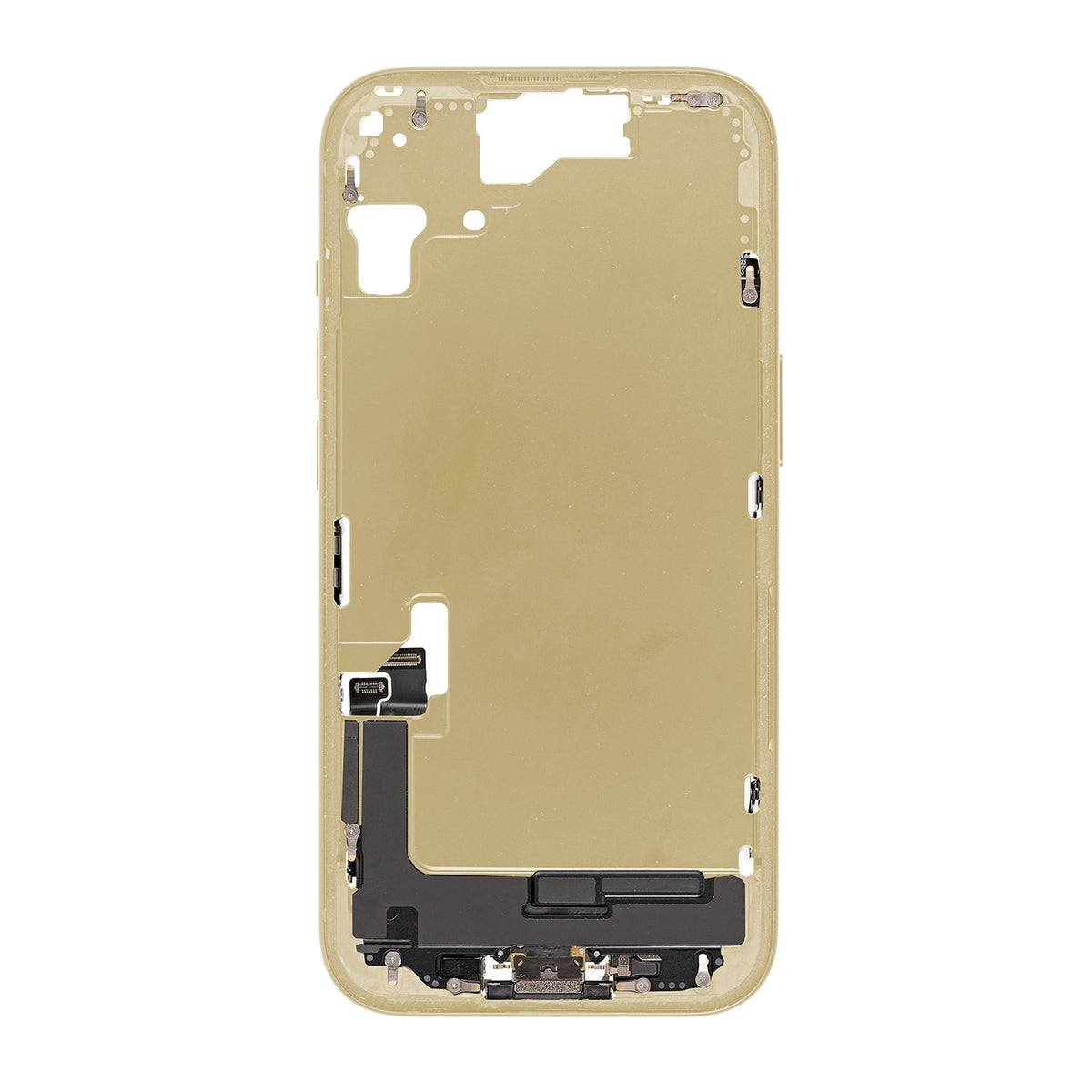 Replacement For iPhone 15 Mid-Housing Frame Assembly-Yellow