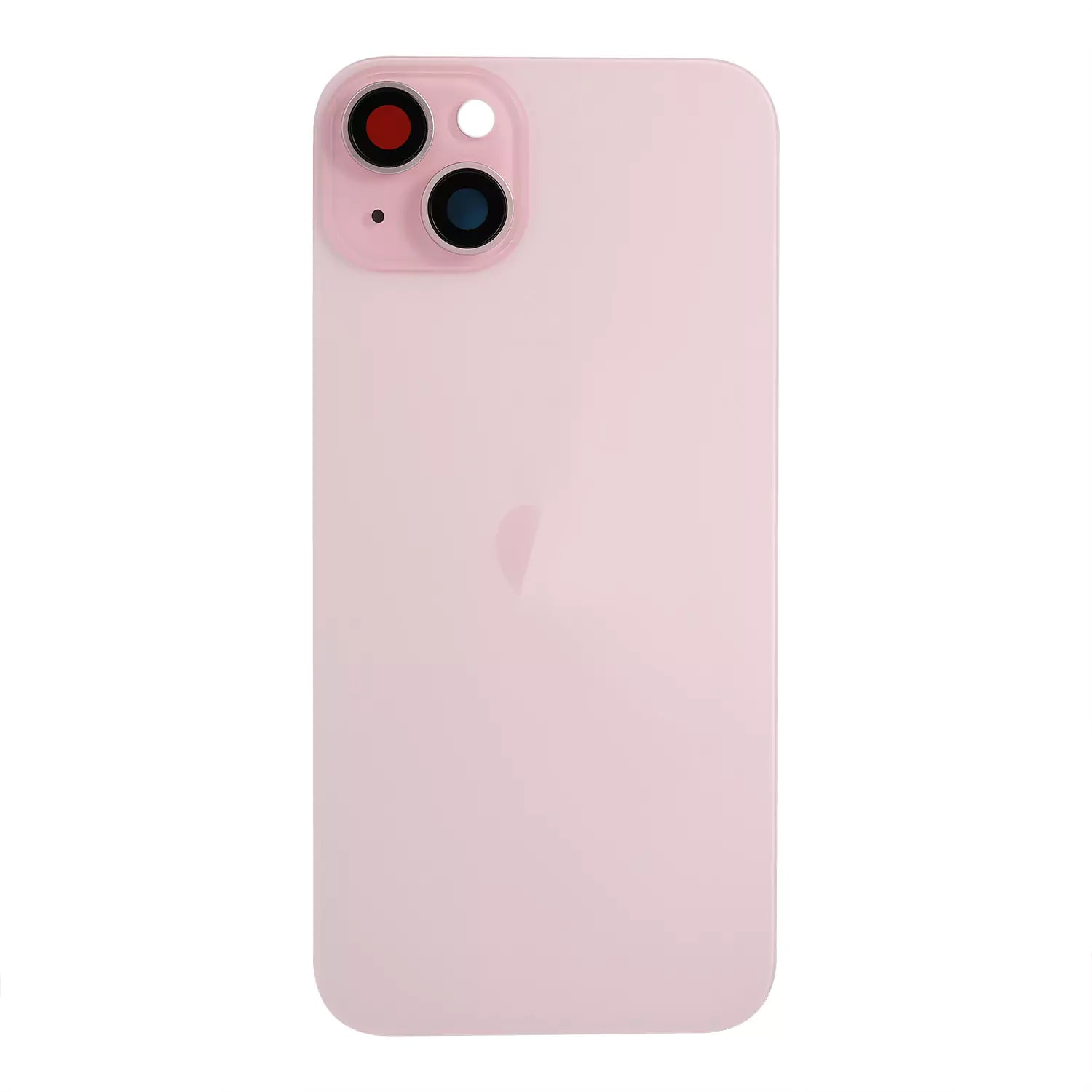 Replacement For iPhone 15 Plus Back Glass Panel With Magsafe Magnet-Pink