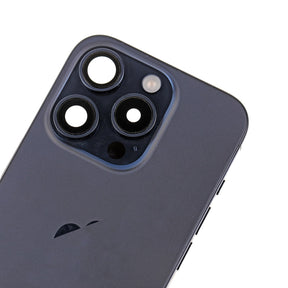 Replacement For iPhone 15 Pro Back Cover Full Assembly-Blue Titanium