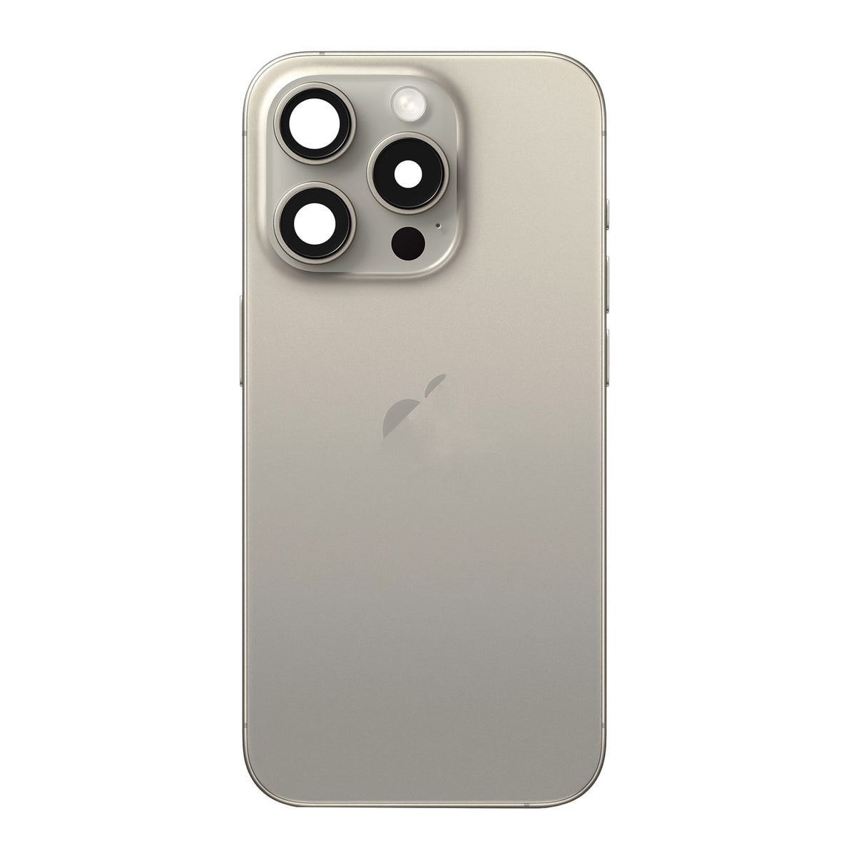 Replacement For iPhone 15 Pro Back Cover Full Assembly-Natural Titanium