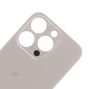 Replacement For iPhone 15 Pro Back Cover Glass-Natural Titanium