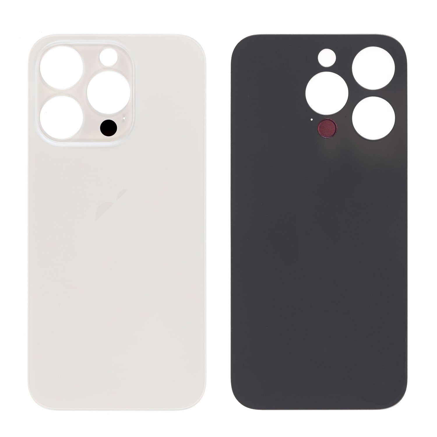 Replacement For iPhone 15 Pro Back Cover Glass-White Titanium