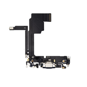 Replacement For iPhone 15 Pro Charging Port Flex Cable-Blue Titanium