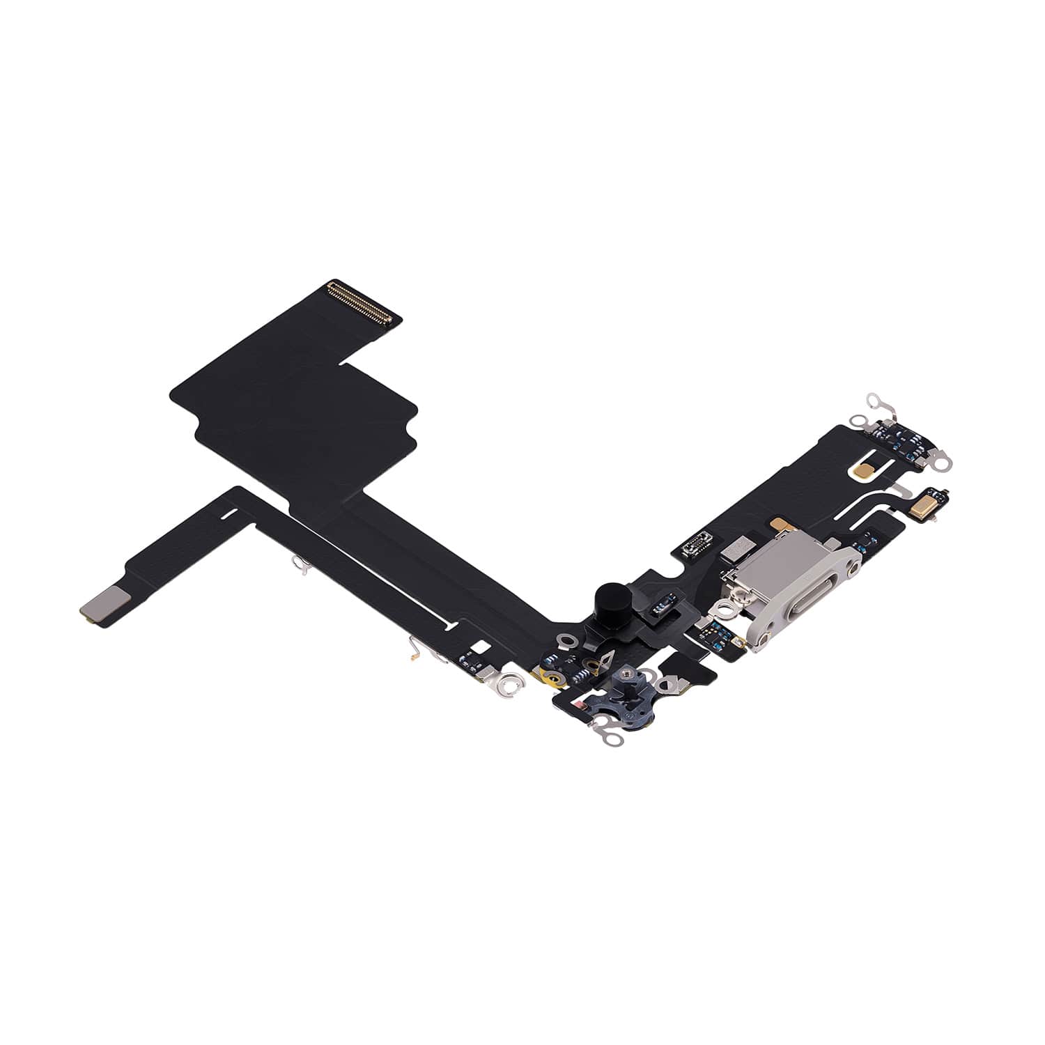 Replacement For iPhone 15 Pro Charging Port Flex Cable-White Titanium