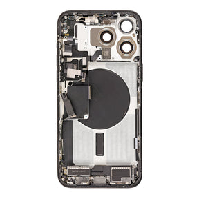 Replacement For iPhone 15 Pro Max Back Cover Full Assembly-White Titanium 2