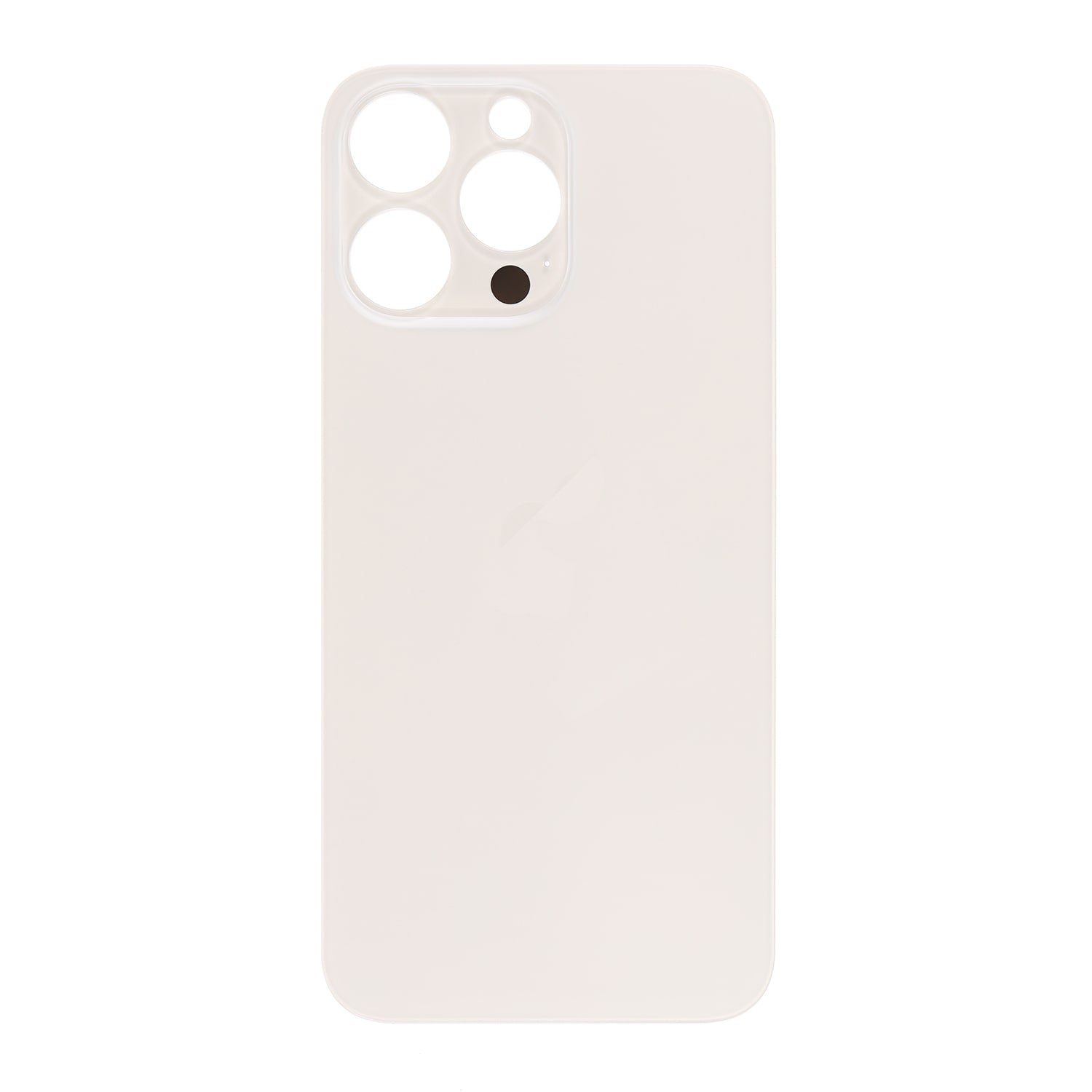 Replacement For iPhone 15 Pro Max Back Cover Glass-White Titanium 1