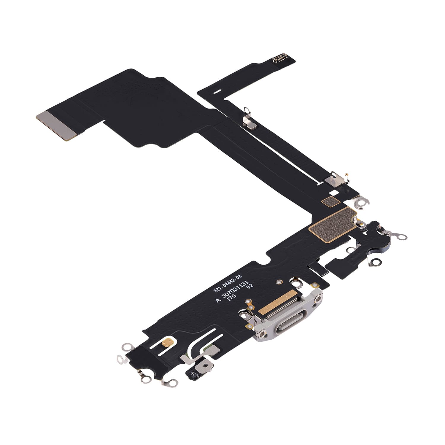 Replacement For iPhone 15 Pro Max Charging Port Flex Cable-White Titanium 3