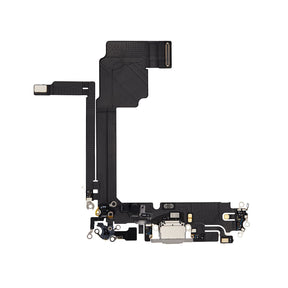 Replacement For iPhone 15 Pro Max Charging Port Flex Cable-White Titanium