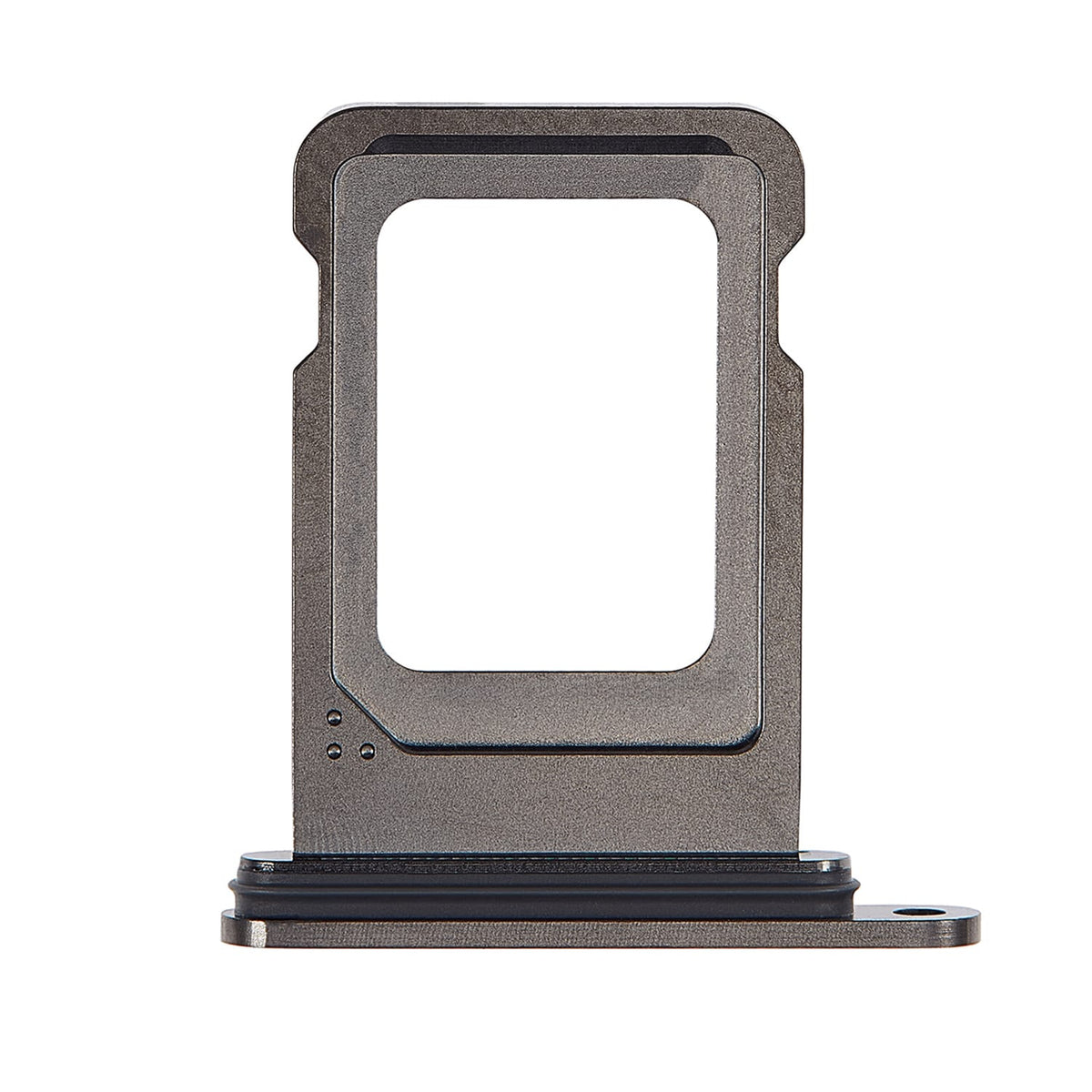 Replacement For iPhone 15 Pro Single Sim Card Tray-Black Titanium 1