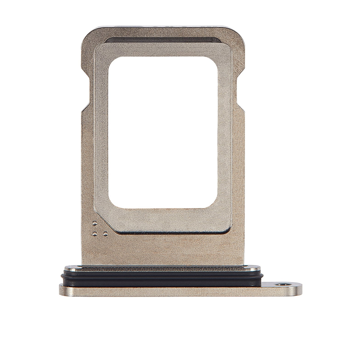 Replacement For iPhone 15 Pro Single Sim Card Tray-Natural Titanium 1