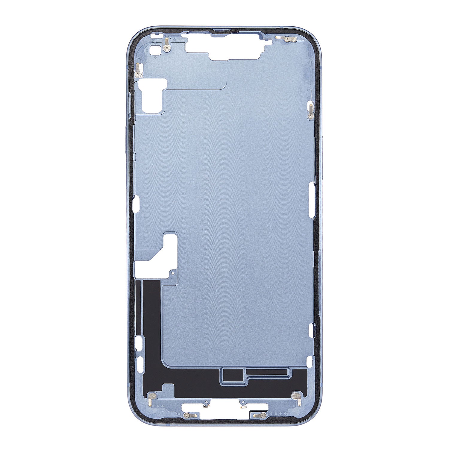 Replacement for iPhone 14 Plus Mid Housing Frame - Blue