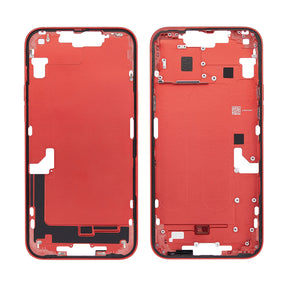 Replacement for iPhone 14 Plus Mid Housing Frame - Red